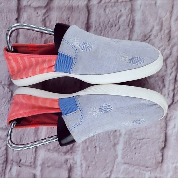 Keds women's slip on shoes pineapple blue pink size 9 - Picture 12 of 15